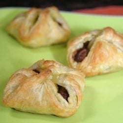 Nutella and Banana Pastry Purses
