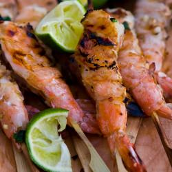 Lemongrass Ginger Grilled Shrimp