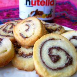 Nutella Pinwheel Cookies
