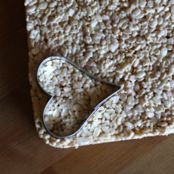 Heart Shaped Krispies