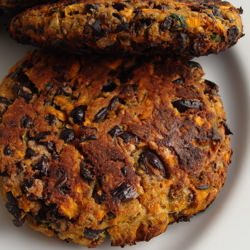 Spicy Black Bean Cakes
