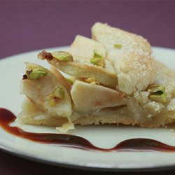 Apple Rose Water Pie