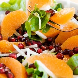 Pomegranate, Orange Salad