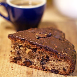 Chocolate, Hazelnut and Coffee Cake