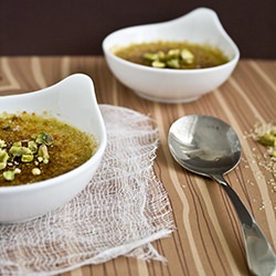Pistachio Creme Brulee