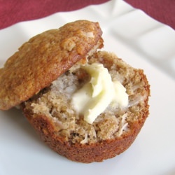 Banana, Coconut and Walnut Muffins