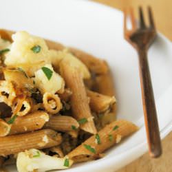 Whole Wheat Penne with Cauliflower