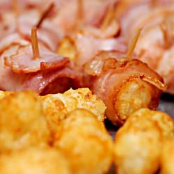 Bacon-wrapped Tater Tots