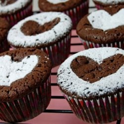 Ultimate Flourless Chocolate Cupcake