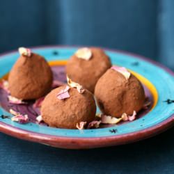 Rose Chocolate Truffles