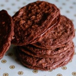 Nutella Oatmeal Thins