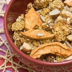 Sunflower Apple Granola with Honey