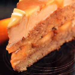 Banana-Caramel Cake