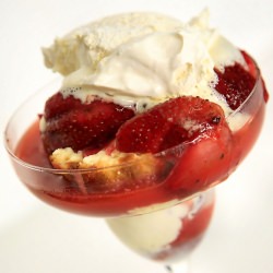 Cheesecake, Strawberries & Cool Whip