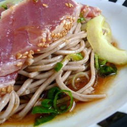 Soba Noodles with Seared Tuna