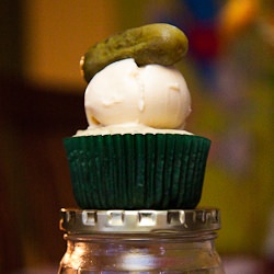 Pickle and Ice Cream Cupcakes
