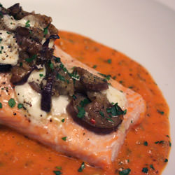 Eggplant Salmon