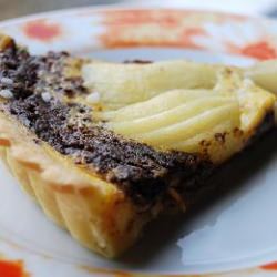 Chocolate Pear Tart