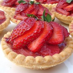 Strawberry And Rhubarb Tart