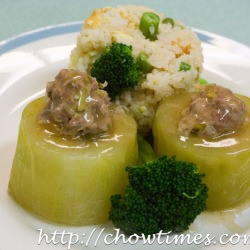 Steamed Hairy Gourd