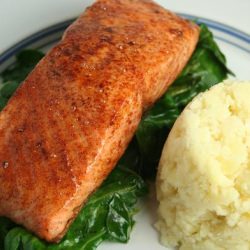 Salmon and Horseradish Mash