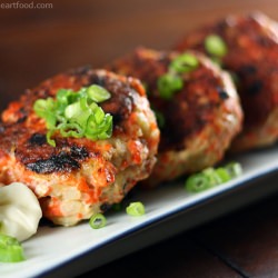 Salmon and Pork Burgers