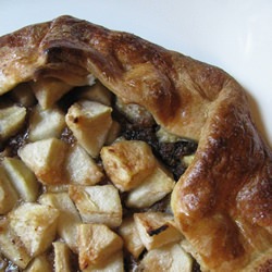 Cinnamon, Pear, & Chocolate Galette