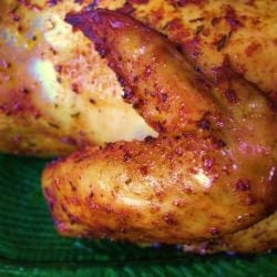 Spicy Slow Roasted Chicken w/Gravy