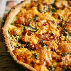 Pumpkin Feta and Spinach Pie