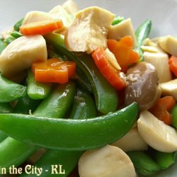 Stir-Fried Snowpeas & Eryngii