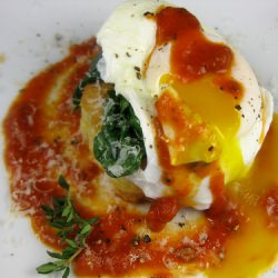 Poached Egg Pizzaiolo