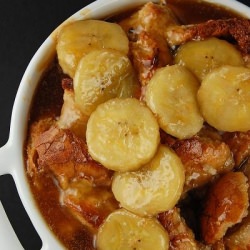 Banana Fosters Bread Pudding