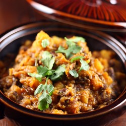 Kidney Beans with Parsnips