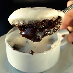 Chocolate Espresso Pudding Cupcakes