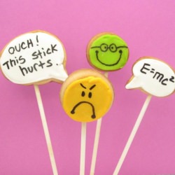 Speech Bubble Cookies