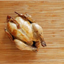 Cornish Hen with Cabbage