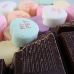 Chocolate and Hearts