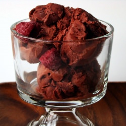 Chocolate-Raspberry Ice Cream