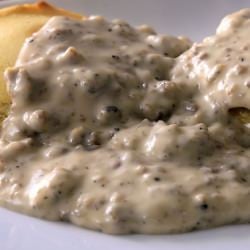 George’s Sausage Gravy & Biscuits