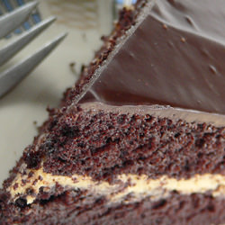 Chocolate Cake with Peanut Butter