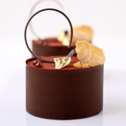 Cardamon, Chocolate, Nougatine Cake