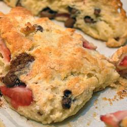 Strawberry Chocolate Chunk Scones