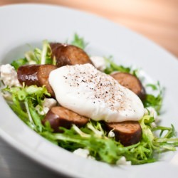 Frisee Salad with Feta and Mint