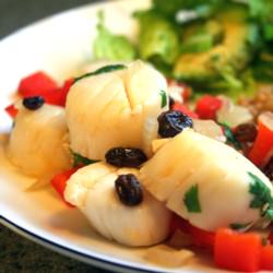 Sweet and Tangy Scallops