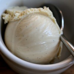 Vanilla Bean-Bourbon Ice Cream