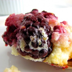 Cornmeal Berry Soufflés
