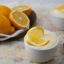 Meyer Lemon Cheesecake Pots
