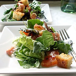 Salad with Homemade Croutons