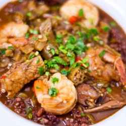 Shrimp and Duck Gumbo