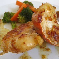Lobster Tail w Lemon Curry Butter